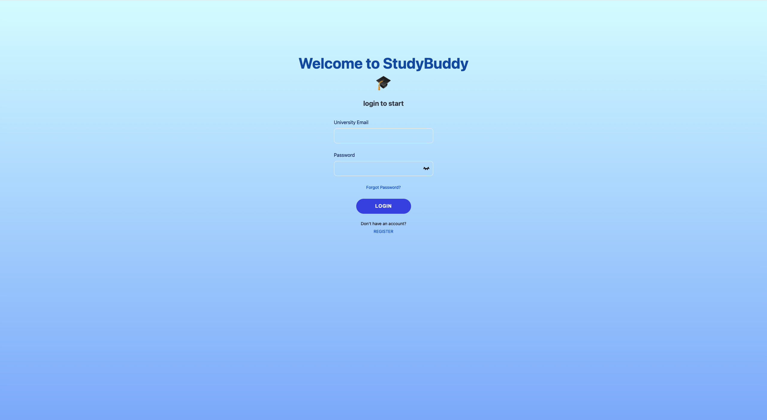`Redirect to /login`